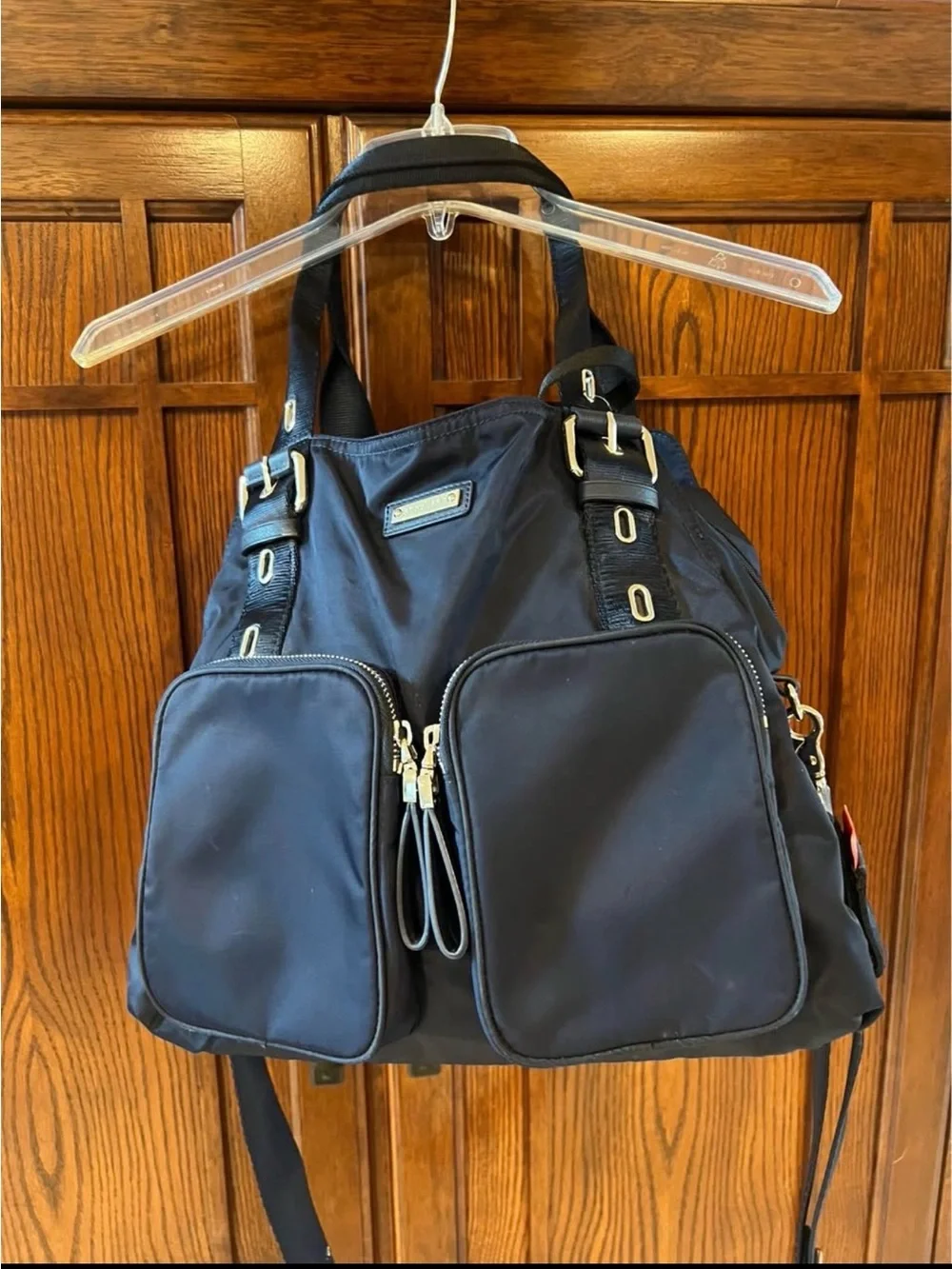 EUC British Storksak Alexa Premium Nylon Diaper Bag Retail $195 - Used Twice